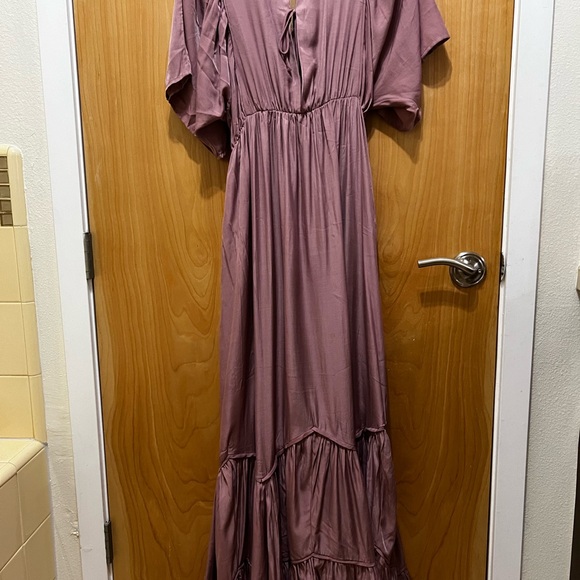 Excellent Pre-owned STORIA pink long dress. Wore once. - Picture 4 of 5